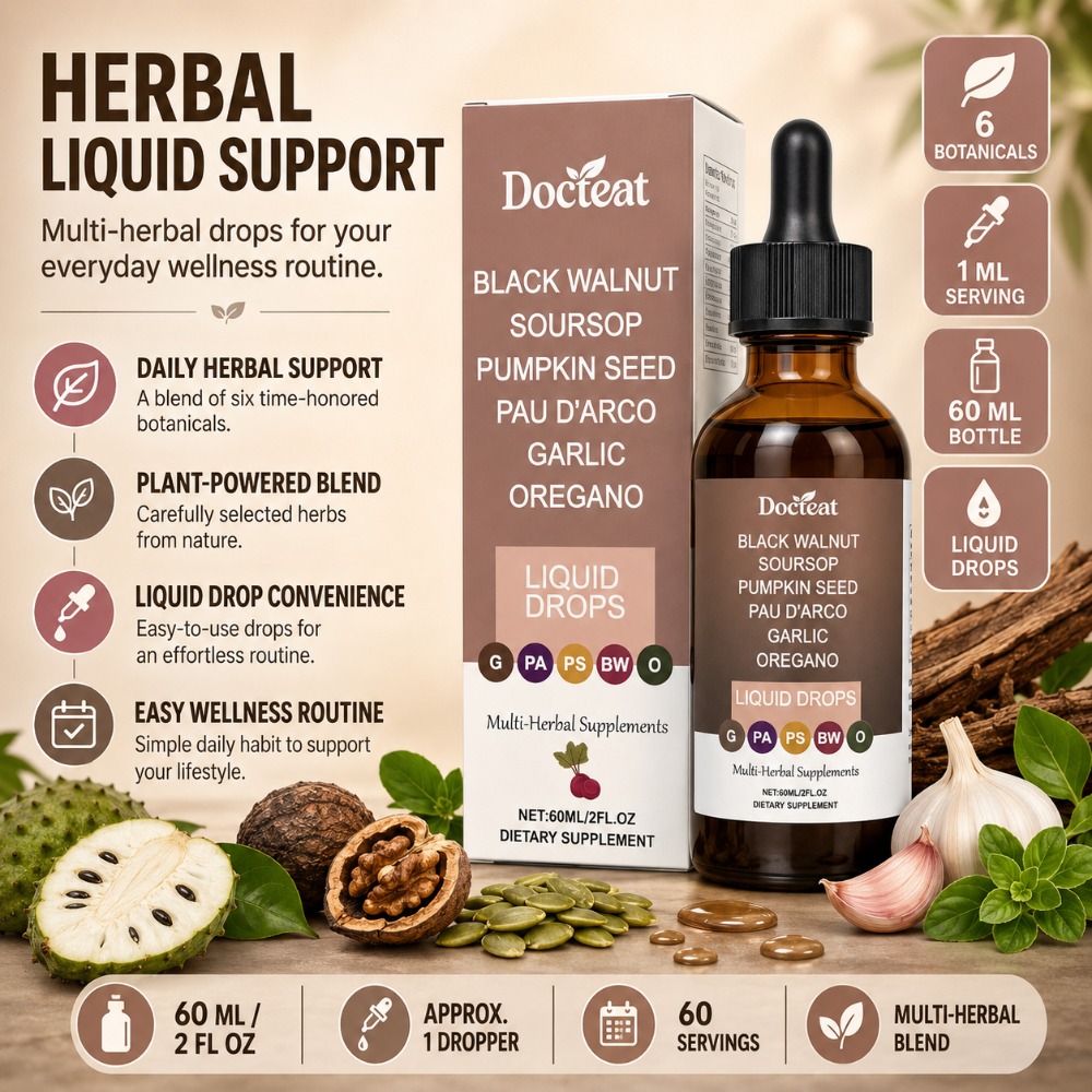 Docteat Black Walnut Soursop L - Herbal Wellness Liquid review and price