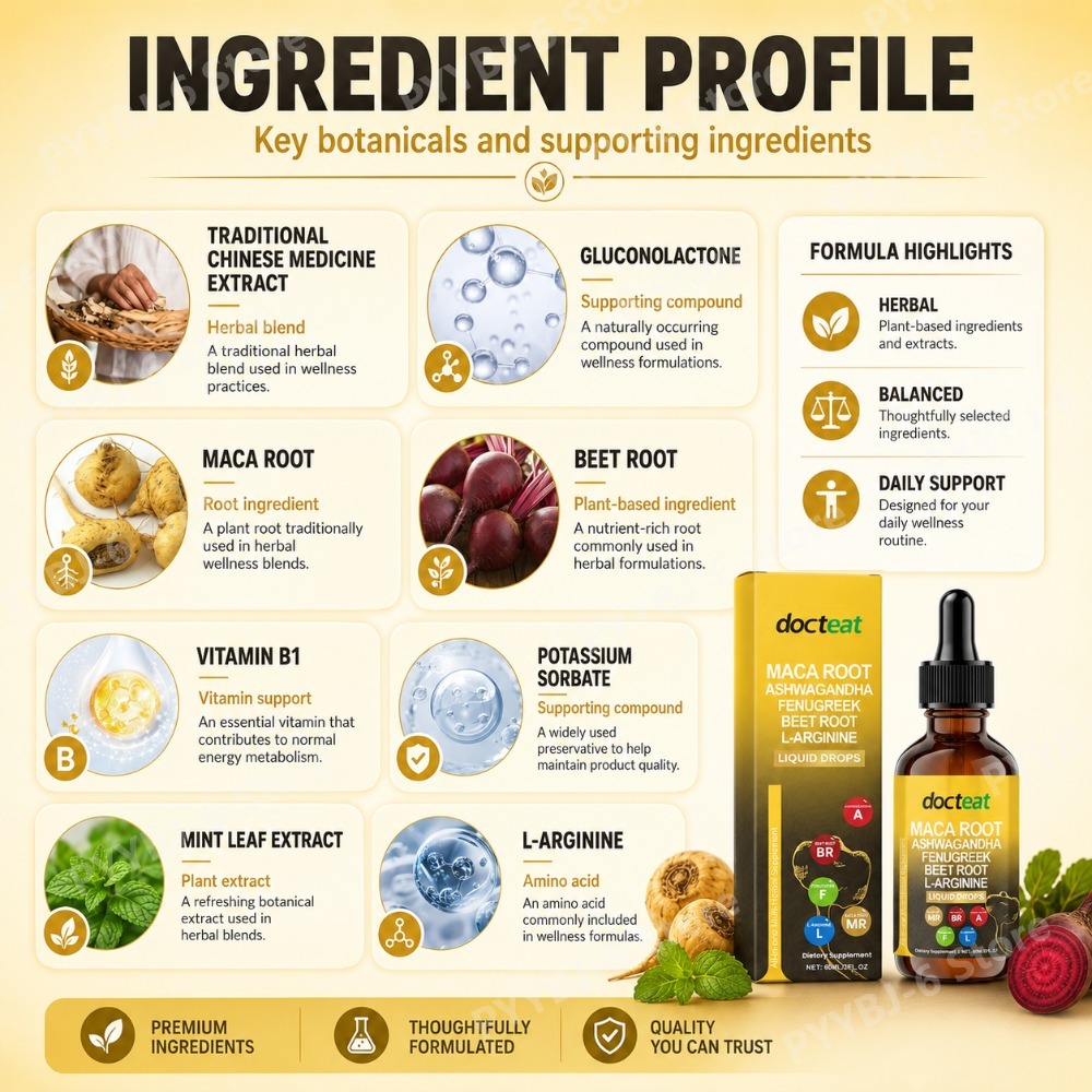 Maca Root Beet Root L-Arginine - Herbal Wellness Liquid review and price