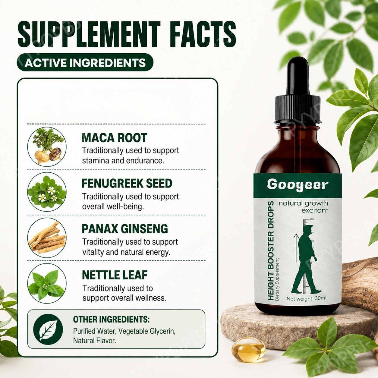 Googeer Vitamin D3 Calcium Cit - Herbal Wellness Liquid review and price