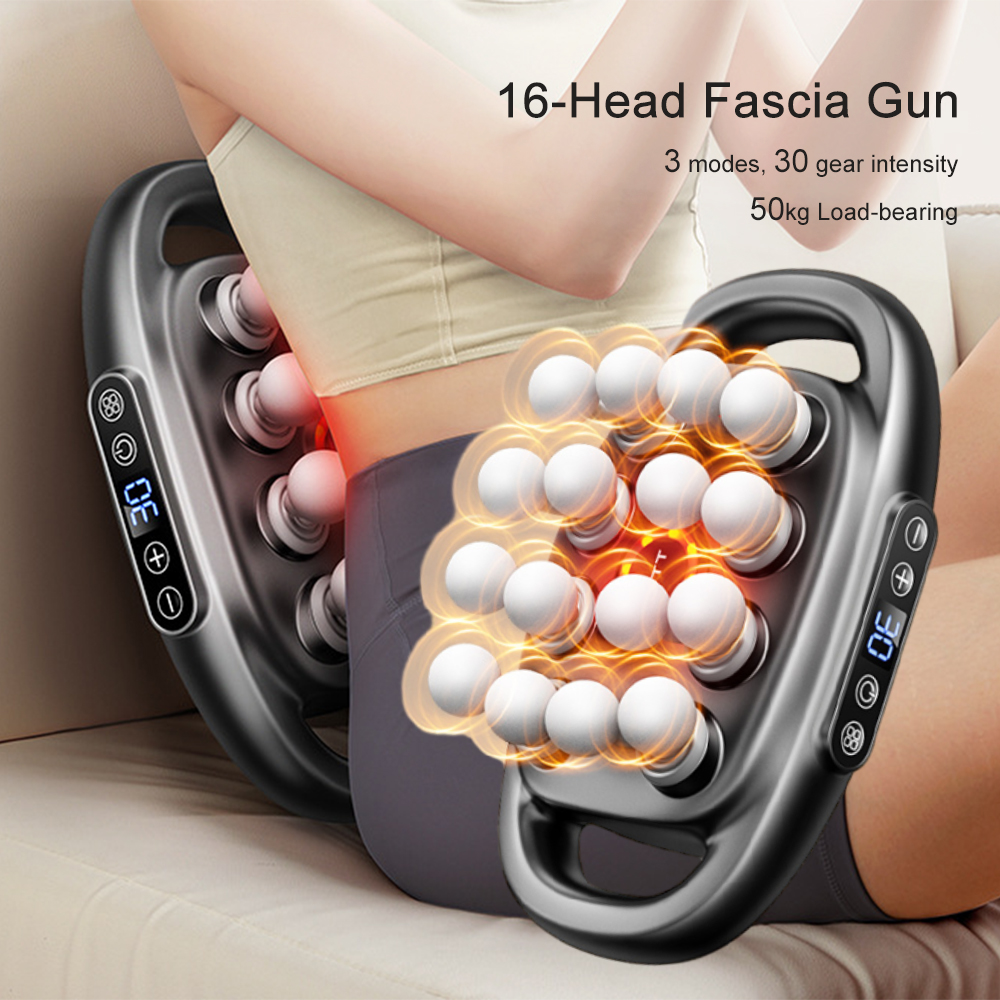 16-Head Fascia Gun High-Freque - Health Wellness review and price