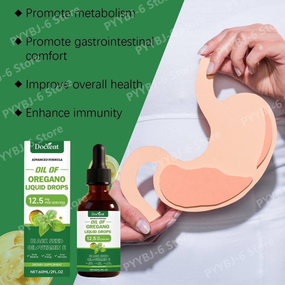 Oregano Oil Liquid Drops 60ml  - Herbal Wellness Liquid review and price